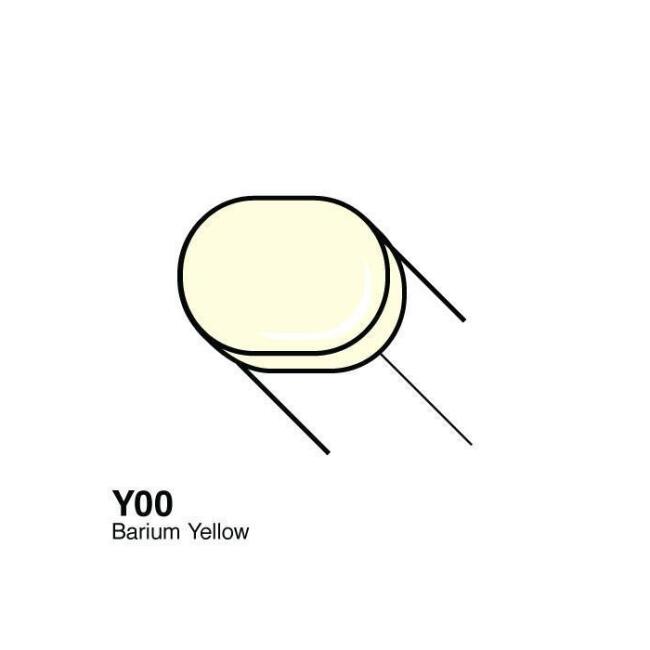 Copic Sketch Marker Kalem Y00 Barium Yellow - 1