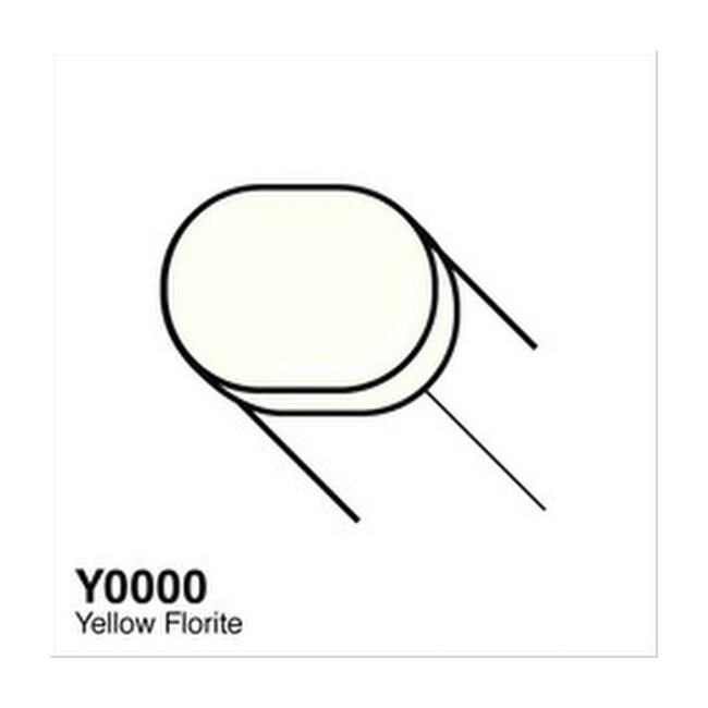 Copic Sketch Marker Kalem Y0000 Yellow Fluorite - 1