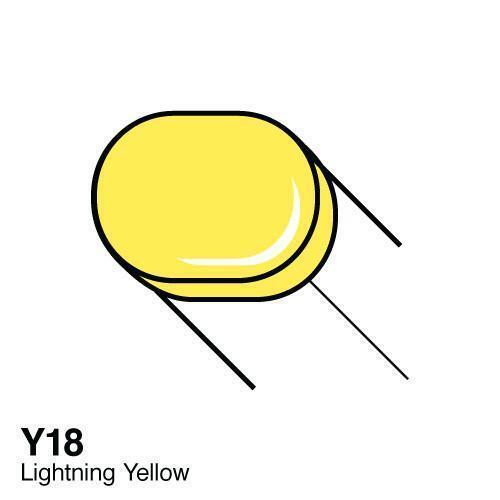 Copic Sketch Marker Kalem Y18 Lightning Yellow - 2