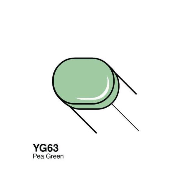 Copic Sketch Marker Kalem YG63 Pea Green - 1