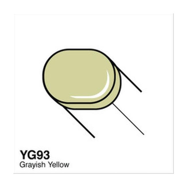 Copic Sketch Marker Kalem YG93 Grayish Yellow - 1
