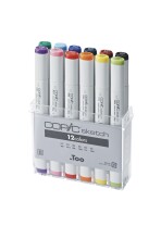 Copic Sketch Set 12li N:2107502 Temel- Basıc Renkler - Copic (1)