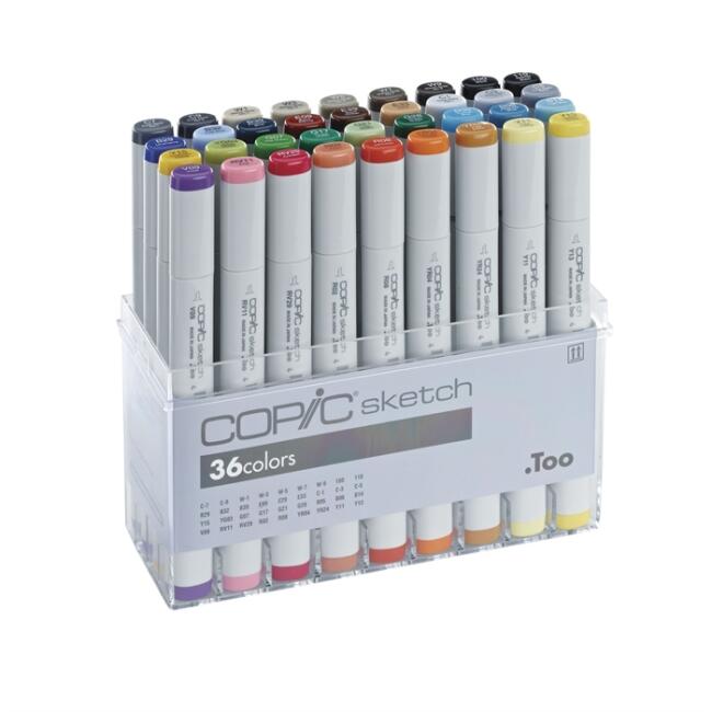Copic Sketch Marker Kalem Seti 36’lı Temel Renkler - 3