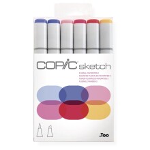 Copic Sketch Set 6Lı Floral Favorıtes 2 N:21075669 - 1