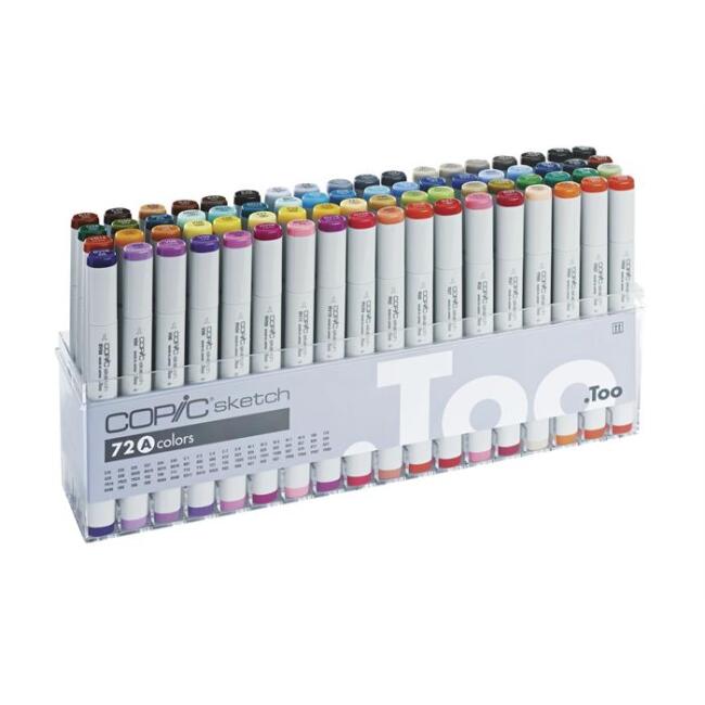 Copic Sketch Marker Kalem Seti 72’li Seri A - 1