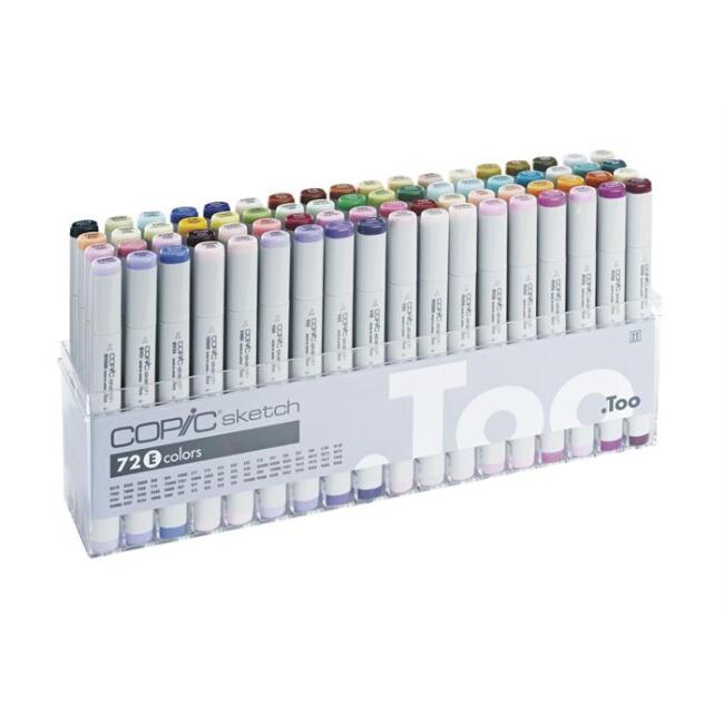 Copic Sketch Marker Kalem Seti 72’li Seri E - 1