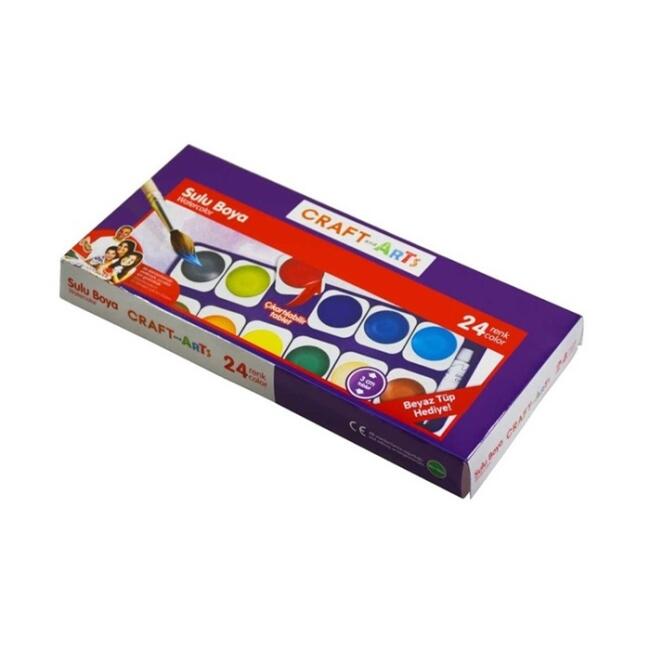 Craft Arts Sulu Boya Seti 24lü N:1557 - 2