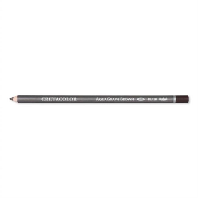 Cretacolor Aqua Graph Pencils Brown 183 20 - 1