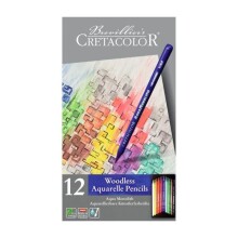 Cretacolor Aqua Monolith Ahşapsız Sulandırılabilir Kalem Seti 12’li 25012 - Cretacolor