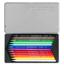 Cretacolor Aqua Monolith Ahşapsız Sulandırılabilir Kalem Seti 12’li 25012 - Cretacolor (1)