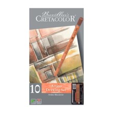 Cretacolor Artino Drawing Set 10 Parça - Cretacolor