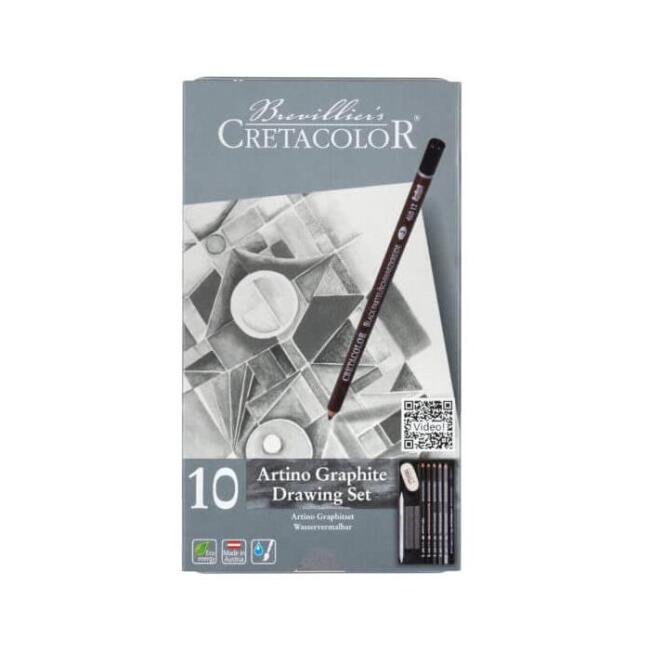 Cretacolor Artino Graphite Çizim Seti 10’lu 40021 - 1
