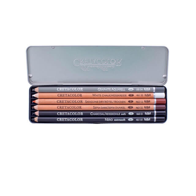 Cretacolor Basic Pencils Pocket Set 6 Parça - 2