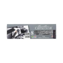 Cretacolor Charcoal Pocket Set 8 Parça - Cretacolor