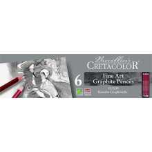 Cretacolor Cleos Fine Art Graphite Dereceli Kalem Seti 6’lı 16025 - 3