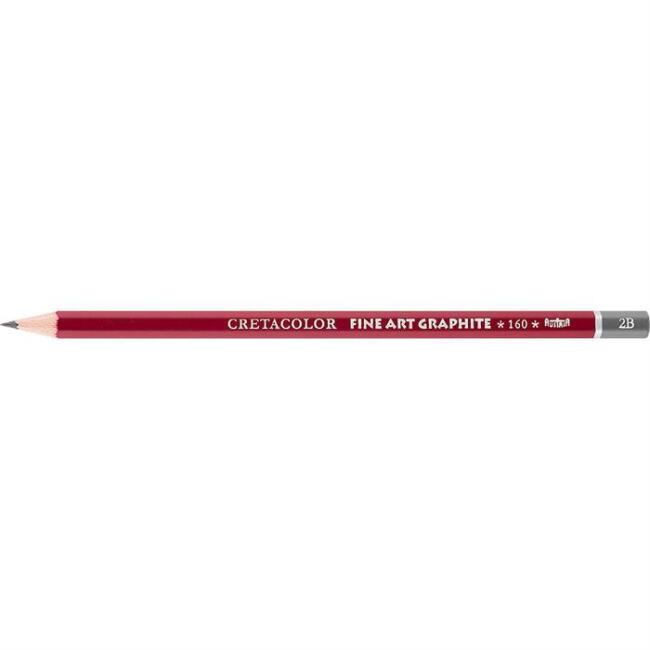 Cretacolor Fine Art Graphite Seri 160 Dereceli Kurşun Kalem 2B - 1