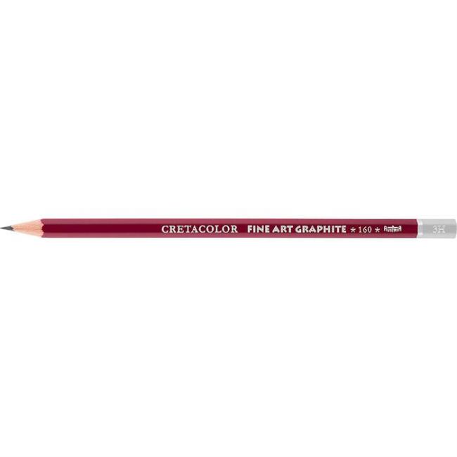 Cretacolor Fine Art Graphite Seri 160 Dereceli Kurşun Kalem 3H - 1
