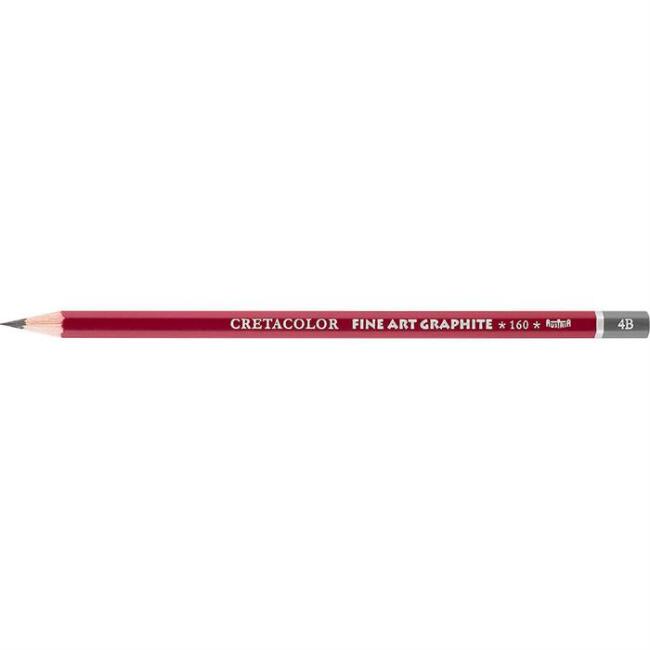 Cretacolor Fine Art Graphite Seri 160 Dereceli Kurşun Kalem 4B - 1