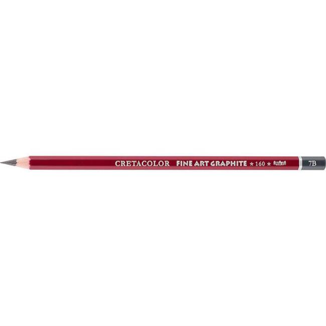 Cretacolor Fine Art Graphite Seri 160 Dereceli Kurşun Kalem 7B - 1