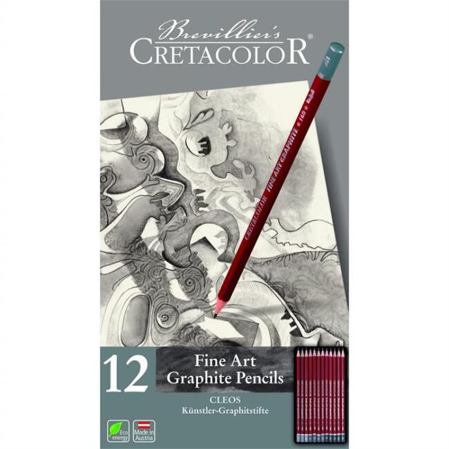 Cretacolor Fine Art Graphite Pencils Dereceli Kurşun Kalem Seti 12’li - 1