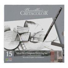 Cretacolor Silver Box Graphite Çizim Seti 15 Parça 40018 - Cretacolor