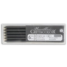 Cretacolor Portmin Yedek Uç 5,6 mm 6B 6’lı 26186 - CRETACOLOR