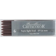 Cretacolor Portmin Yedek Kömür Uç 5,6 mm Sepia Light Dry 26322 - CRETACOLOR (1)