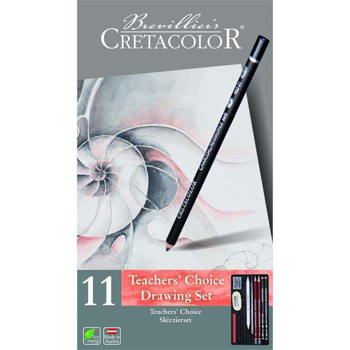 Cretacolor Teacher's Choice - Advanced Drawing Set of 26