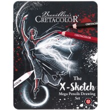 Cretacolor Mega Eskiz Kalem Seti 12’li - The X-Sketch - Cretacolor