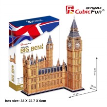 Cubic Fun 3D Puzzle Big Ben Saat Kulesi 117 Parça N:Mc087 - CUBIC FUN PUZZLE