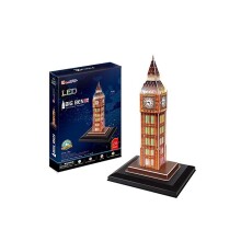 Cubic Fun 3D Puzzle Big Ben Saat Kulesi Led Işıklı 28 Parça N:L501 - CUBIC FUN PUZZLE