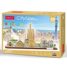 Cubic Fun 3D Puzzle City Line Barcelona N:MC256h - CUBIC FUN PUZZLE (1)
