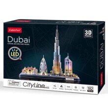 Cubic Fun 3D Puzzle City Line - Dubai ( Led Işıklı ) N:L523H - CUBIC FUN PUZZLE (1)
