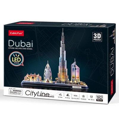 Cubic Fun 3D Puzzle City Line - Dubai ( Led Işıklı ) N:L523H - 2