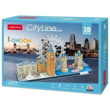 Cubic Fun 3D Puzzle City Line London İngiltere N:MC253h - CUBIC FUN PUZZLE
