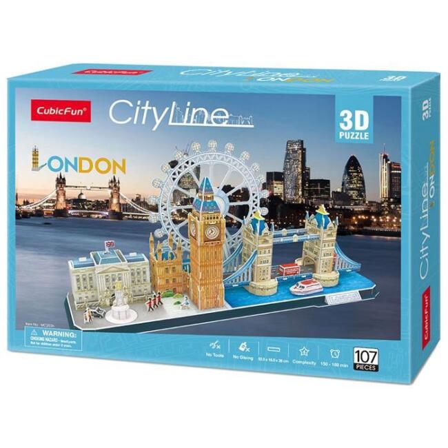 Cubic Fun 3D Puzzle City Line London İngiltere N:MC253h - 1