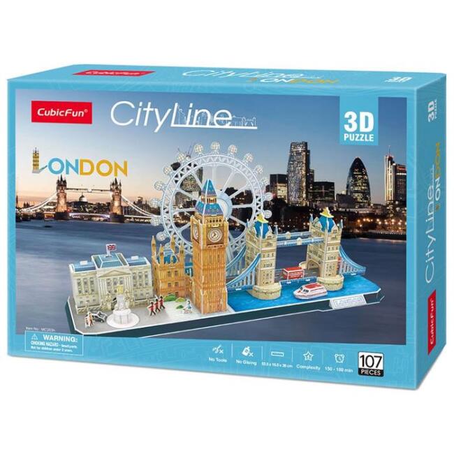 Cubic Fun 3D Puzzle City Line London İngiltere N:MC253h - 2