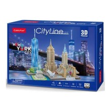 Cubic Fun 3D Puzzle City Line - New York City - Abd N:Mc255H - CUBIC FUN PUZZLE