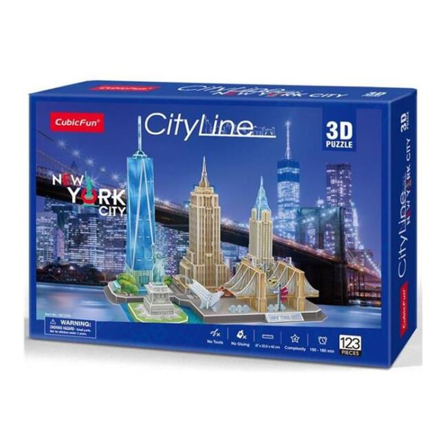 Cubic Fun 3D Puzzle City Line - New York City - Abd N:Mc255H - 1