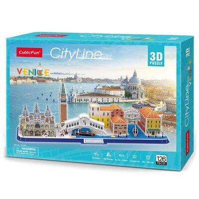 Cubic Fun 3D Puzzle City Line - Venedik - İtalya N:Mc269H - 2