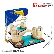 Cubic Fun 3D Puzzle Mostar Köprüsü 64 Parça N:Mc177H - 1