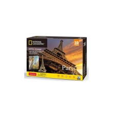 Cubic Fun 3D Puzzle National Geographic - Eyfel Kulesi - Fransa N:Ds0998H - CUBIC FUN PUZZLE