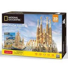 Cubic Fun 3D Puzzle National Geographic - Sagrada Famillia - İspanya N:Ds0984H - CUBIC FUN PUZZLE (1)