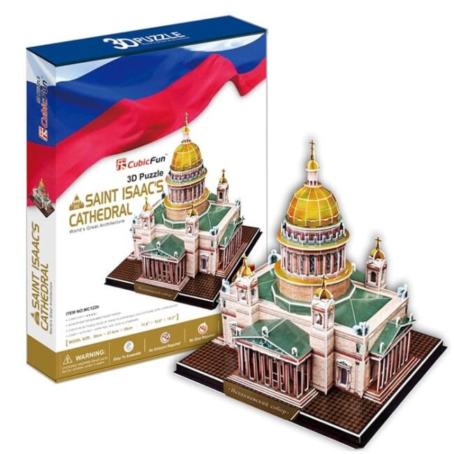 Cubic Fun Maket 3D Puzzle N:Mc122H Saınt Isaac Katedralı- Saınt Isaa'C Cathedral /Rusya - 4