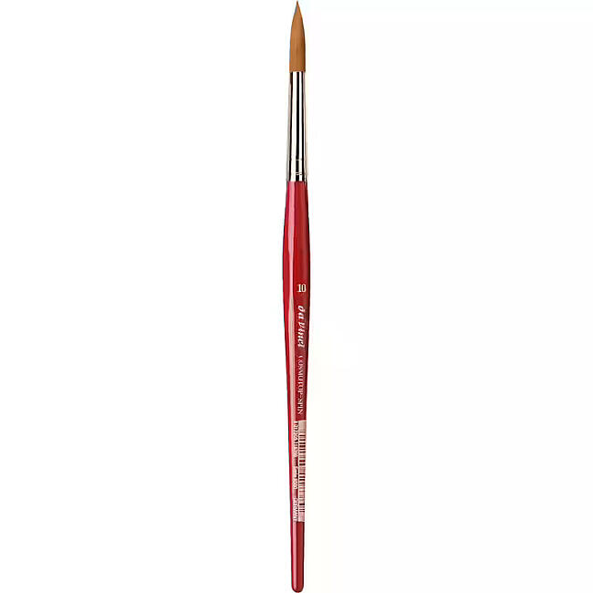 Da Vinci Cosmotop Spin Sentetik Yuvarlak Sulu Boya Fırçası Seri 5580 No:10 - 1