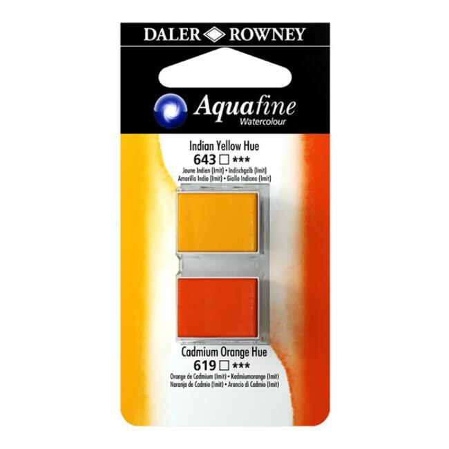 Daler Rowney Aquafine 2’li Tablet Sulu Boya - 1