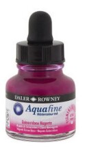 Daler Rowney Aquafine Ink 29,5 ml Sulu Boya Mürekkebi Quinacridone Magenta 414 - Daler Rowney