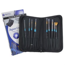 Daler Rowney Aquafine Klasik Çantalı Fırça Seti Kısa Sap 282300110 - Daler Rowney