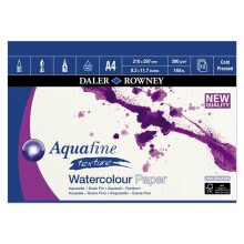 Daler Rowney Aquafine Texture Sulu Boya Defteri 300 g A3 12 Yaprak - Daler Rowney