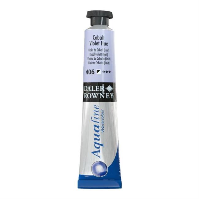 Daler Rowney Aquafine Tüp Sulu Boya 8 ml Cobalt Violet Hue 406 - 1